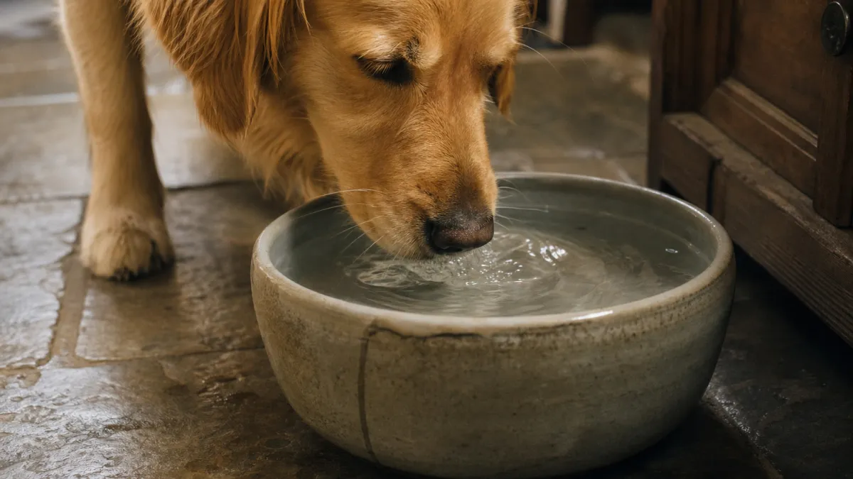 Mon chien boit beaucoup : causes, risques et quand consulter